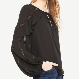 Ann Taylor Ruffle Top